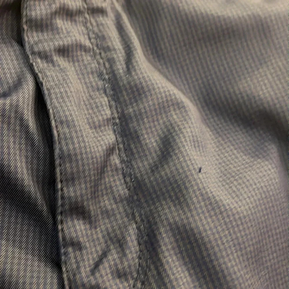 Bonobos | size 33x30 Golf navy checkered polyester pants zipper hems Men’s - Picture 9 of 10